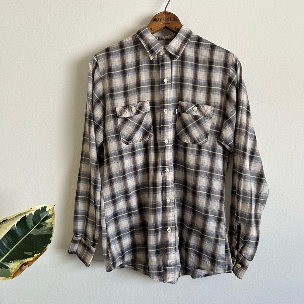80's Levi's Gold Thread Button Down